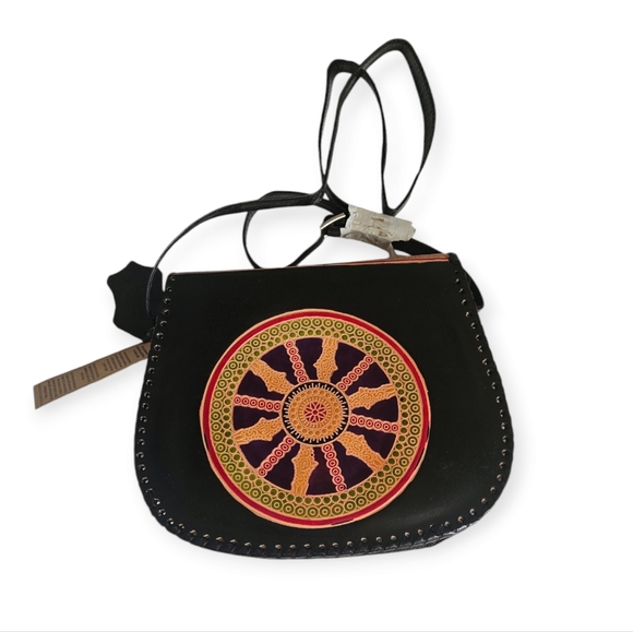 Handpainted Leather Bag - Picture 5 of 5